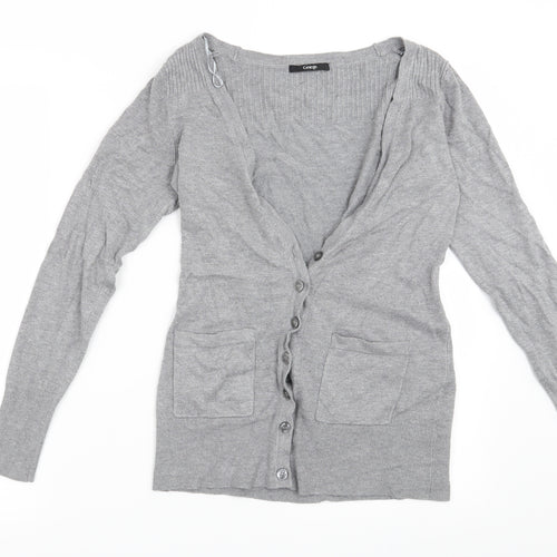 George Womens Grey   Cardigan Jumper Size 8