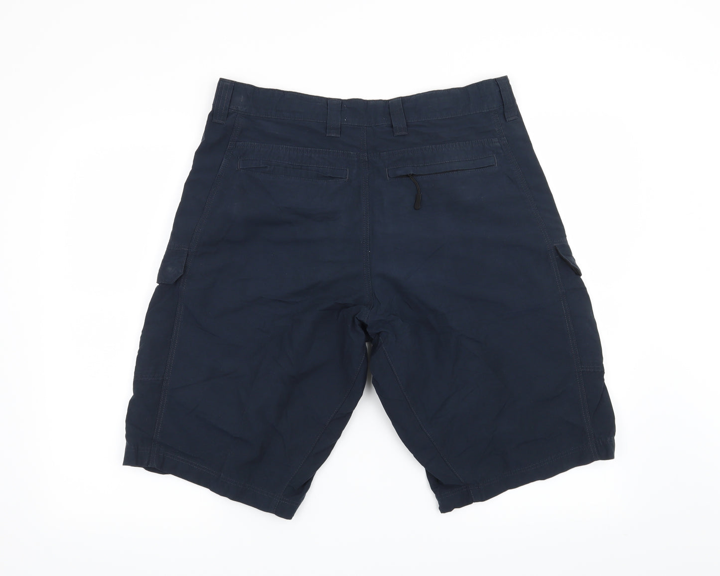 Marks and Spencer Mens Blue   Cargo Shorts Size 34 in