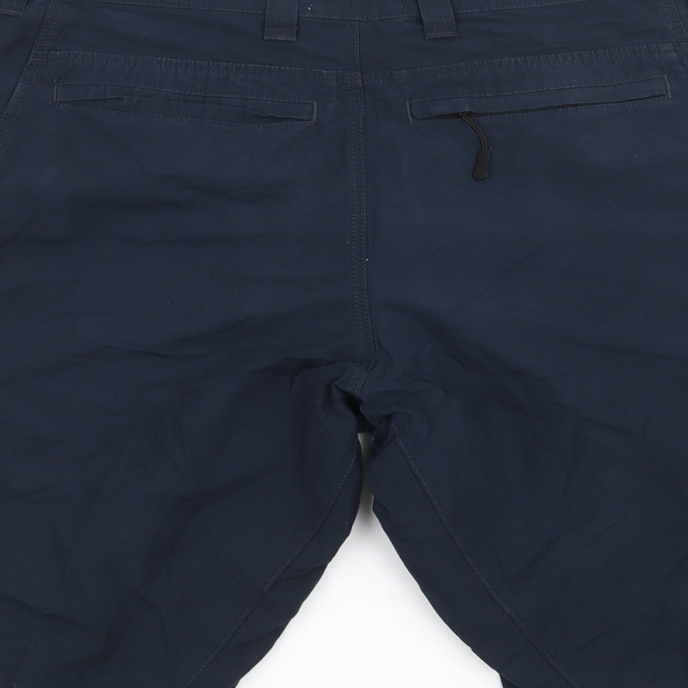Marks and Spencer Mens Blue   Cargo Shorts Size 34 in