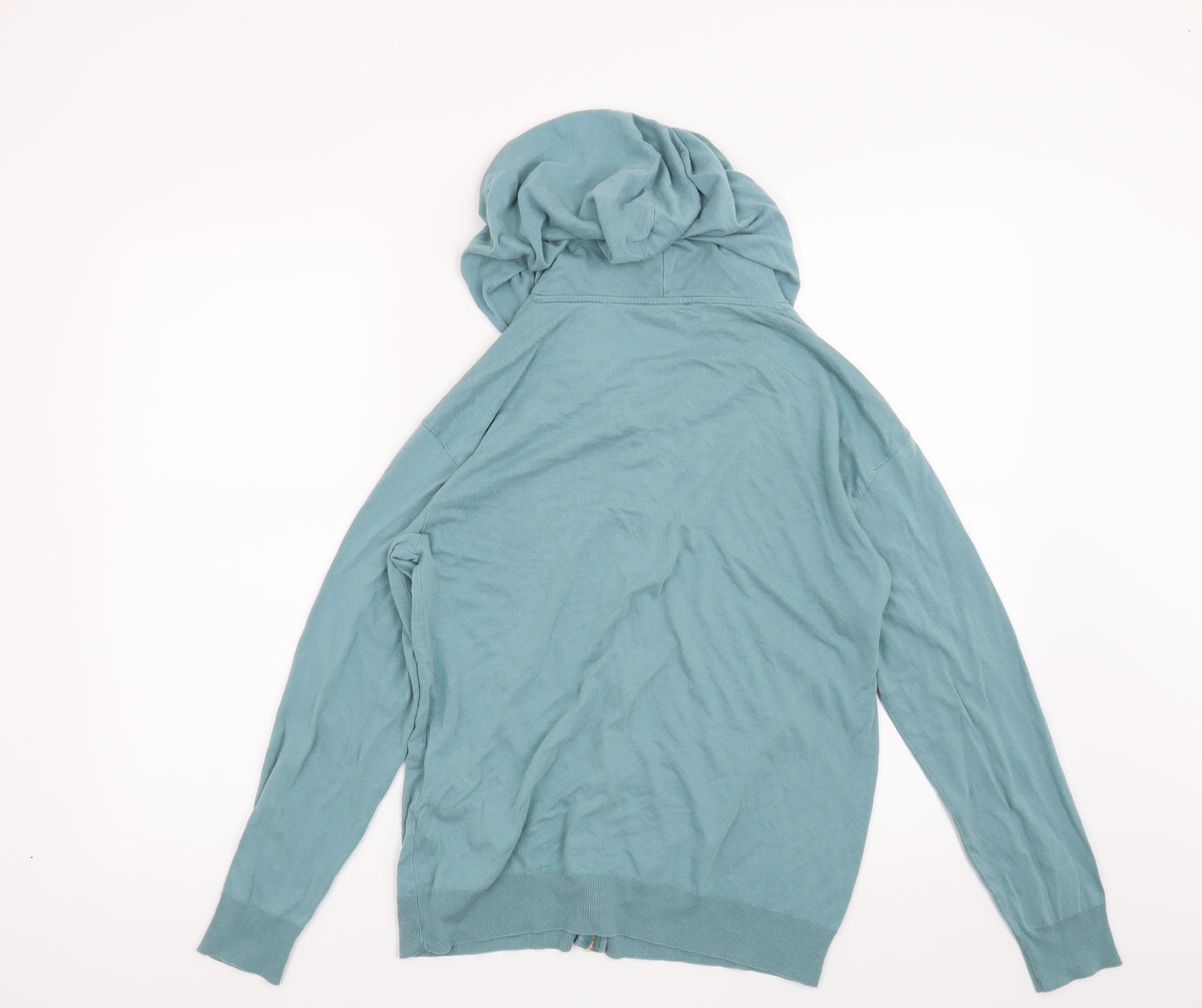 Massimo Dutti Womens Green   Full Zip Hoodie Size M