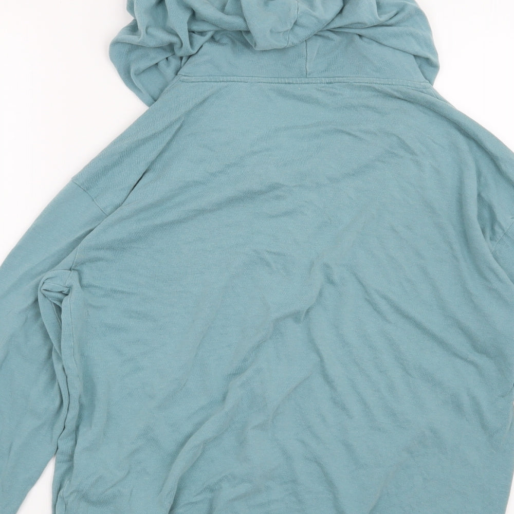 Massimo Dutti Womens Green   Full Zip Hoodie Size M