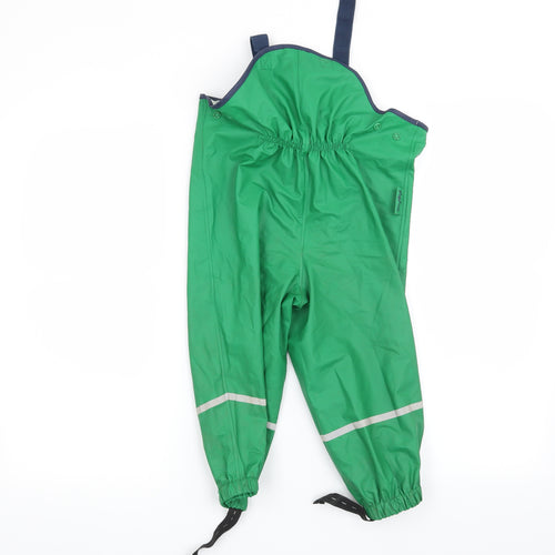 Playshoes Boys Green   Rain Trousers Trousers Size 24 Months