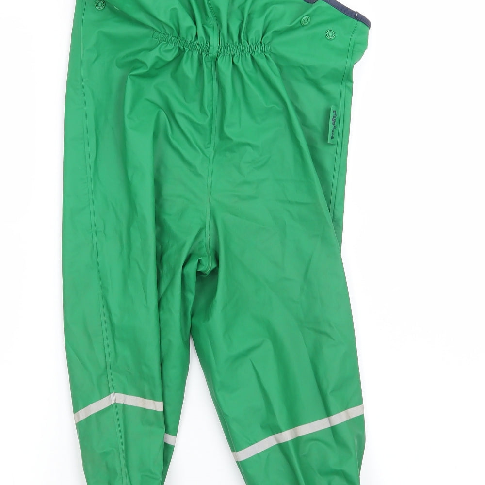 Playshoes Boys Green   Rain Trousers Trousers Size 24 Months