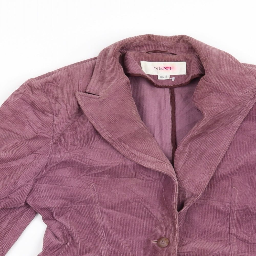 NEXT Womens Purple   Jacket Blazer Size 10