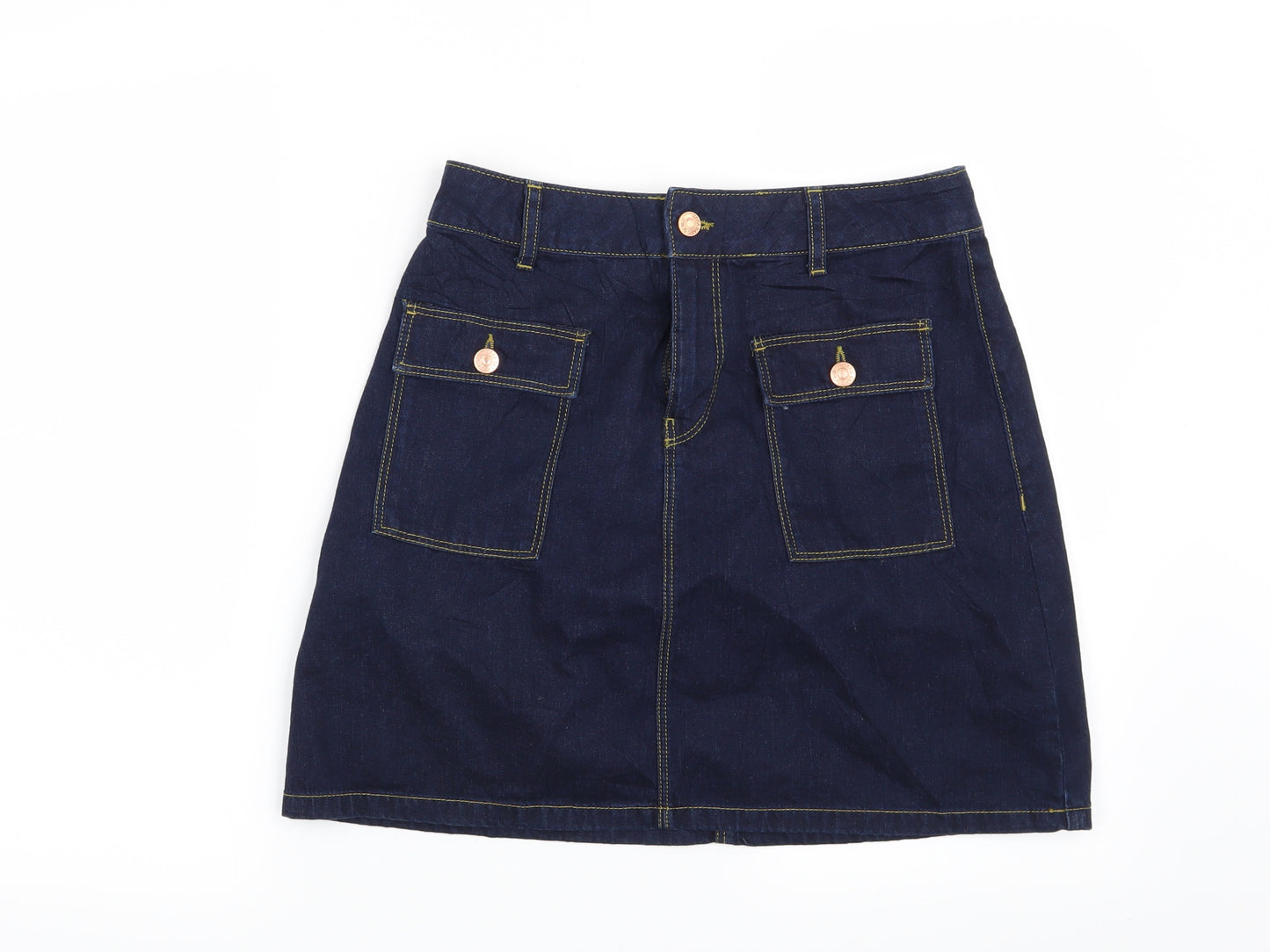 Zara Womens Blue   Mini Skirt Size M