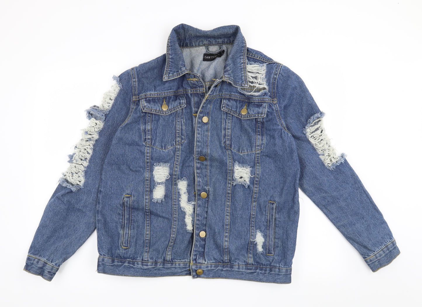 I SAW IT FIRST Womens Blue   Jacket  Size 12