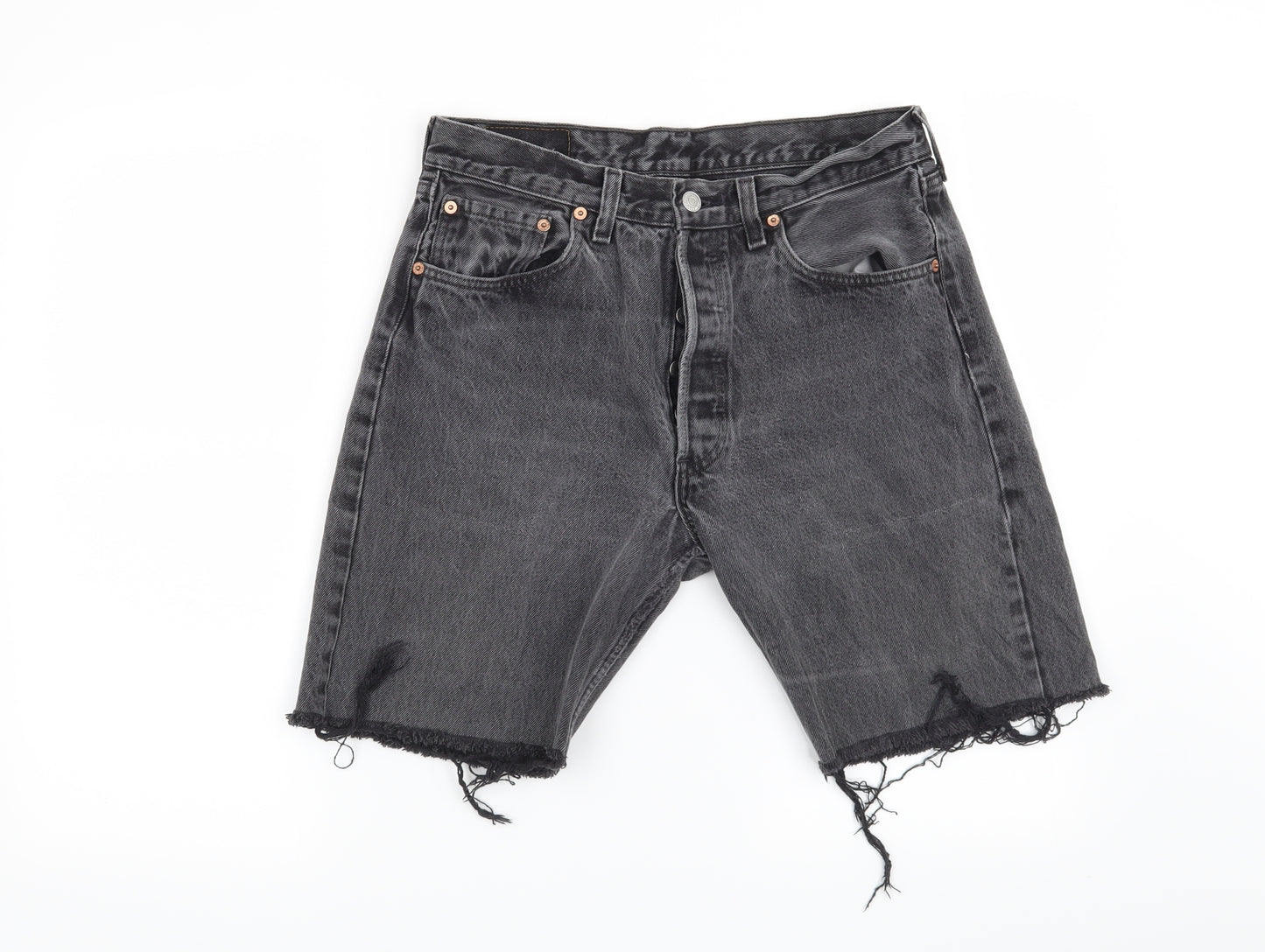 Levis Mens Black   Cargo Shorts Size 32 in