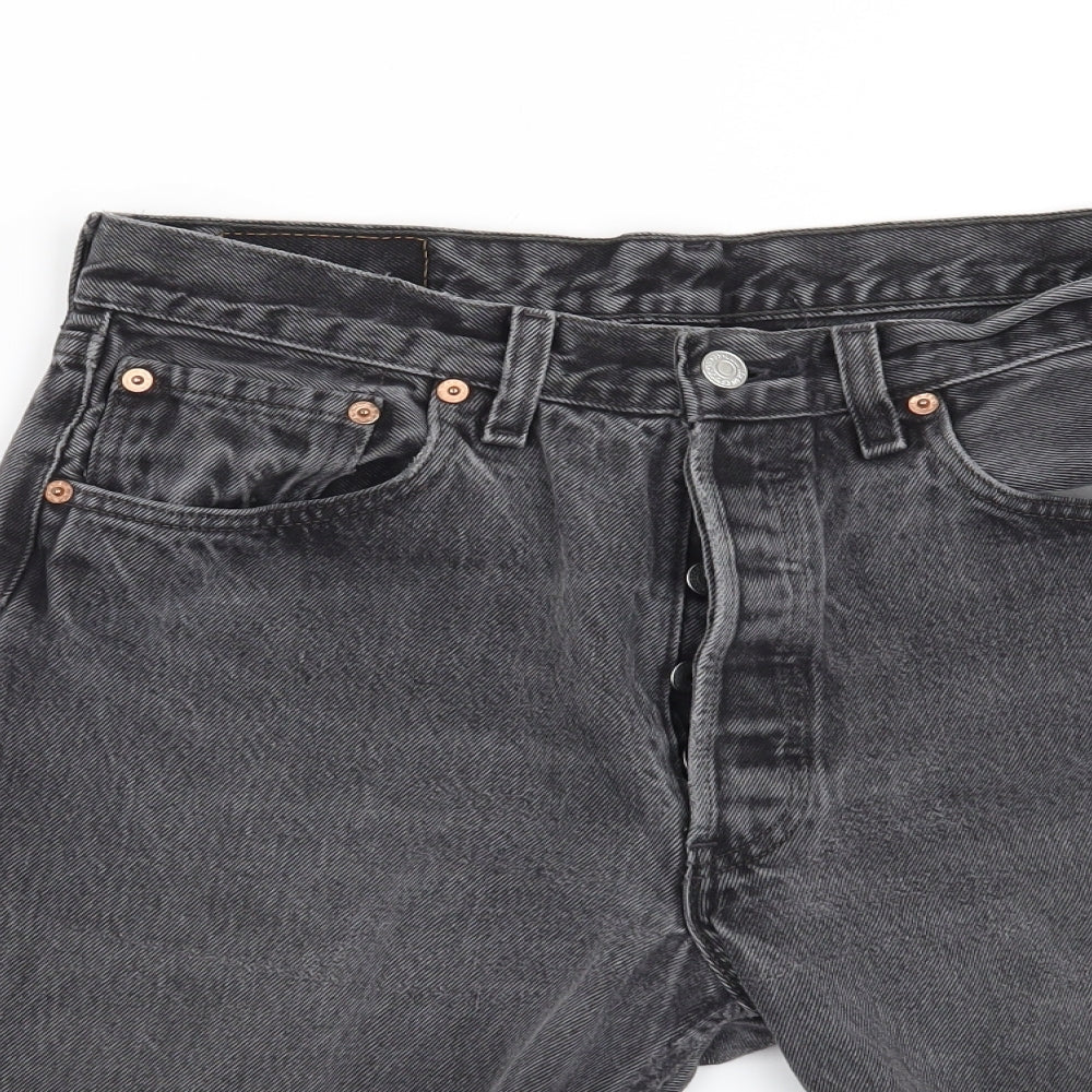 Levis Mens Black   Cargo Shorts Size 32 in