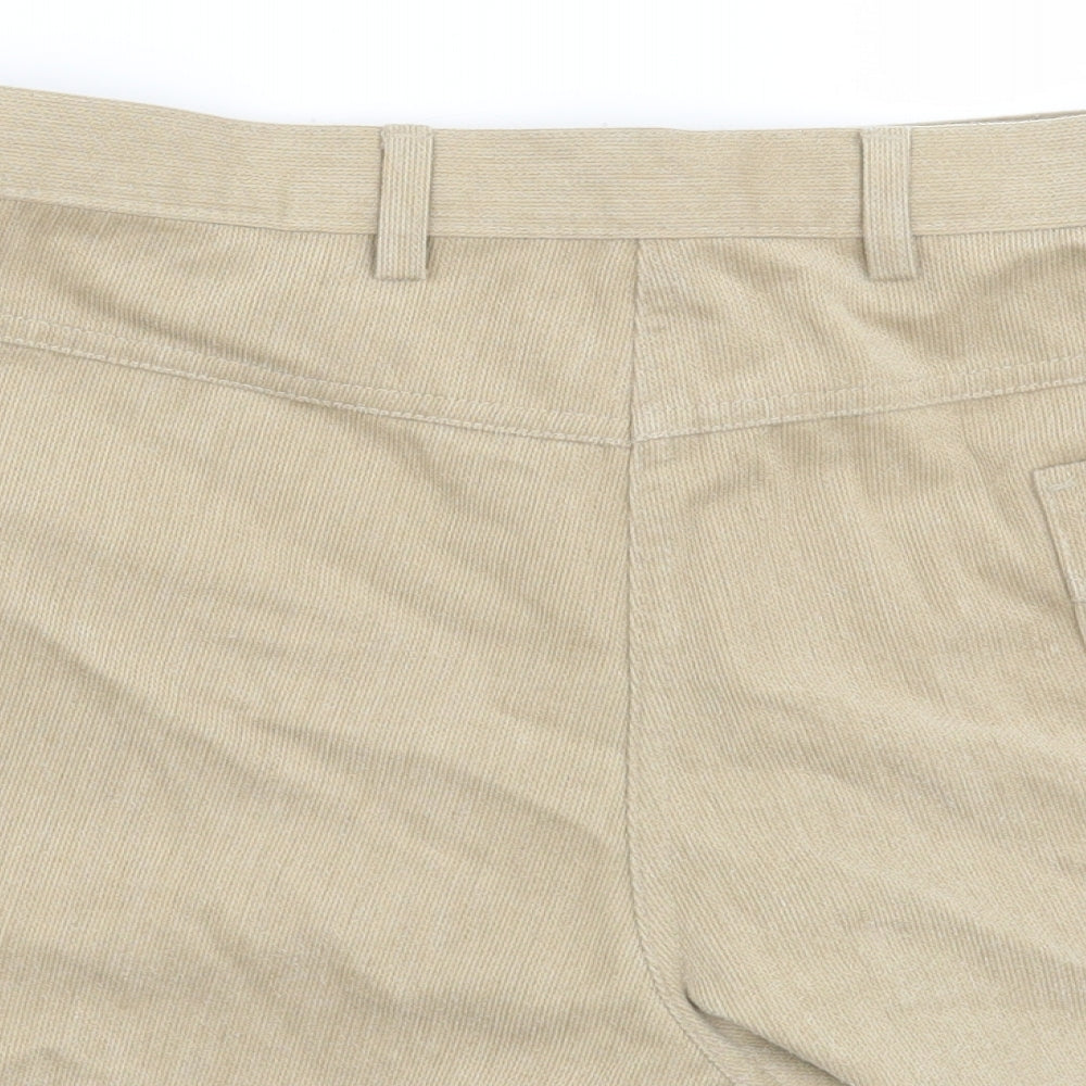 St Michael  Womens Beige   Hot Pants Shorts Size 34 in