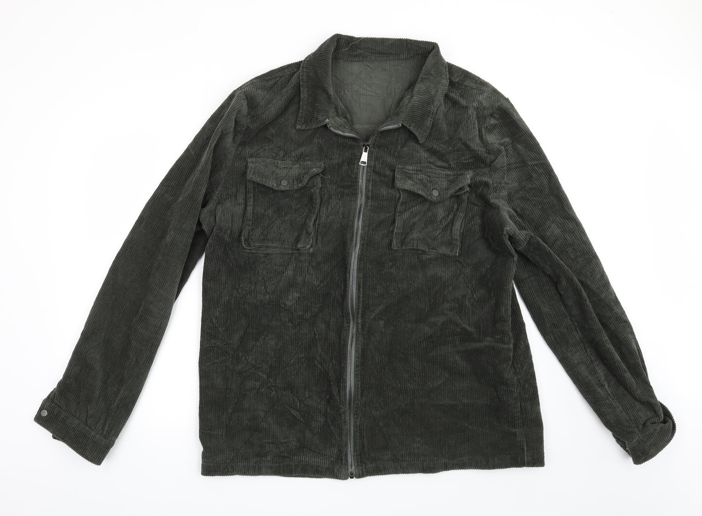 Boohoo Mens Green   Jacket  Size 2XL