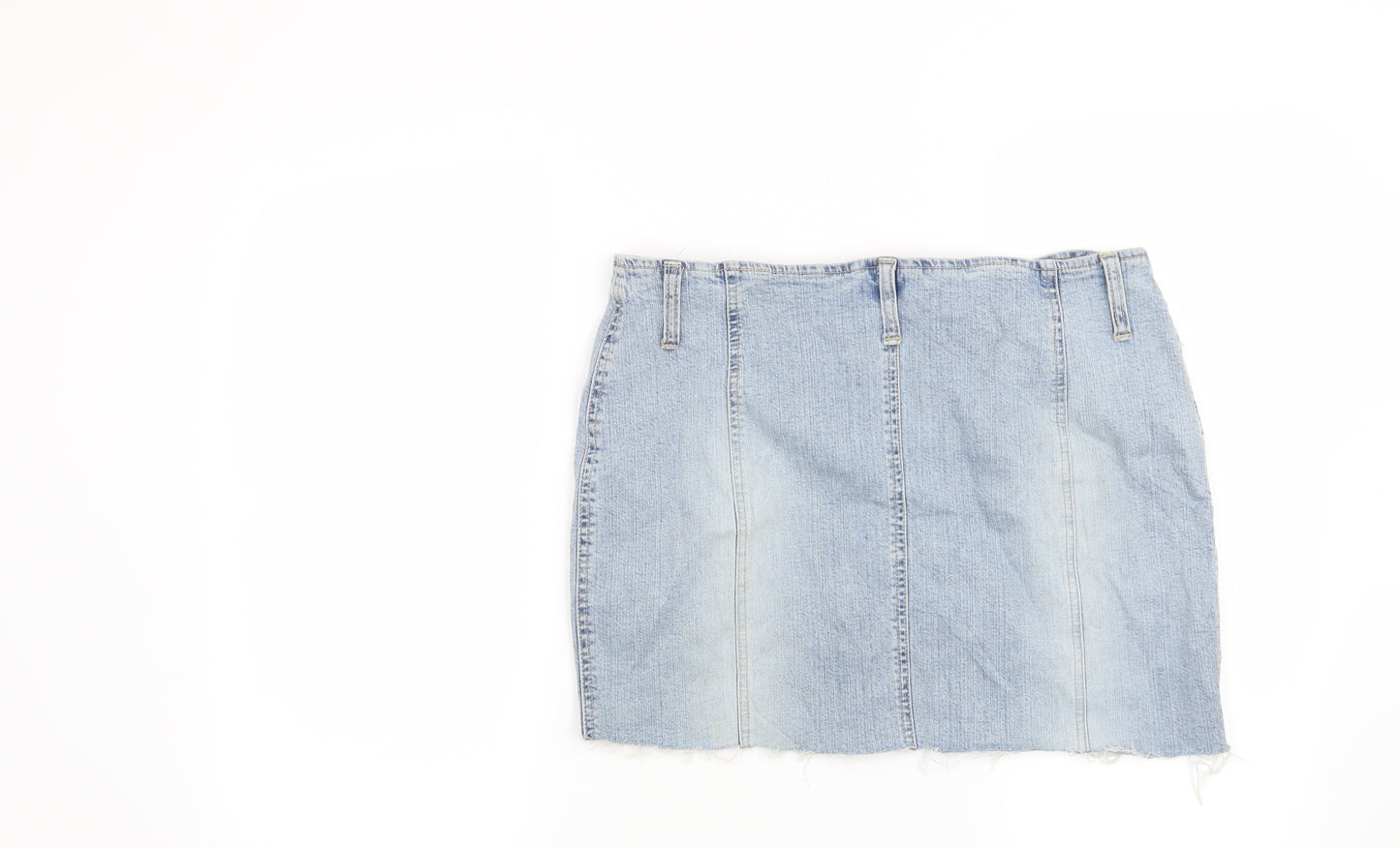Topshop Womens Blue   Mini Skirt Size 14