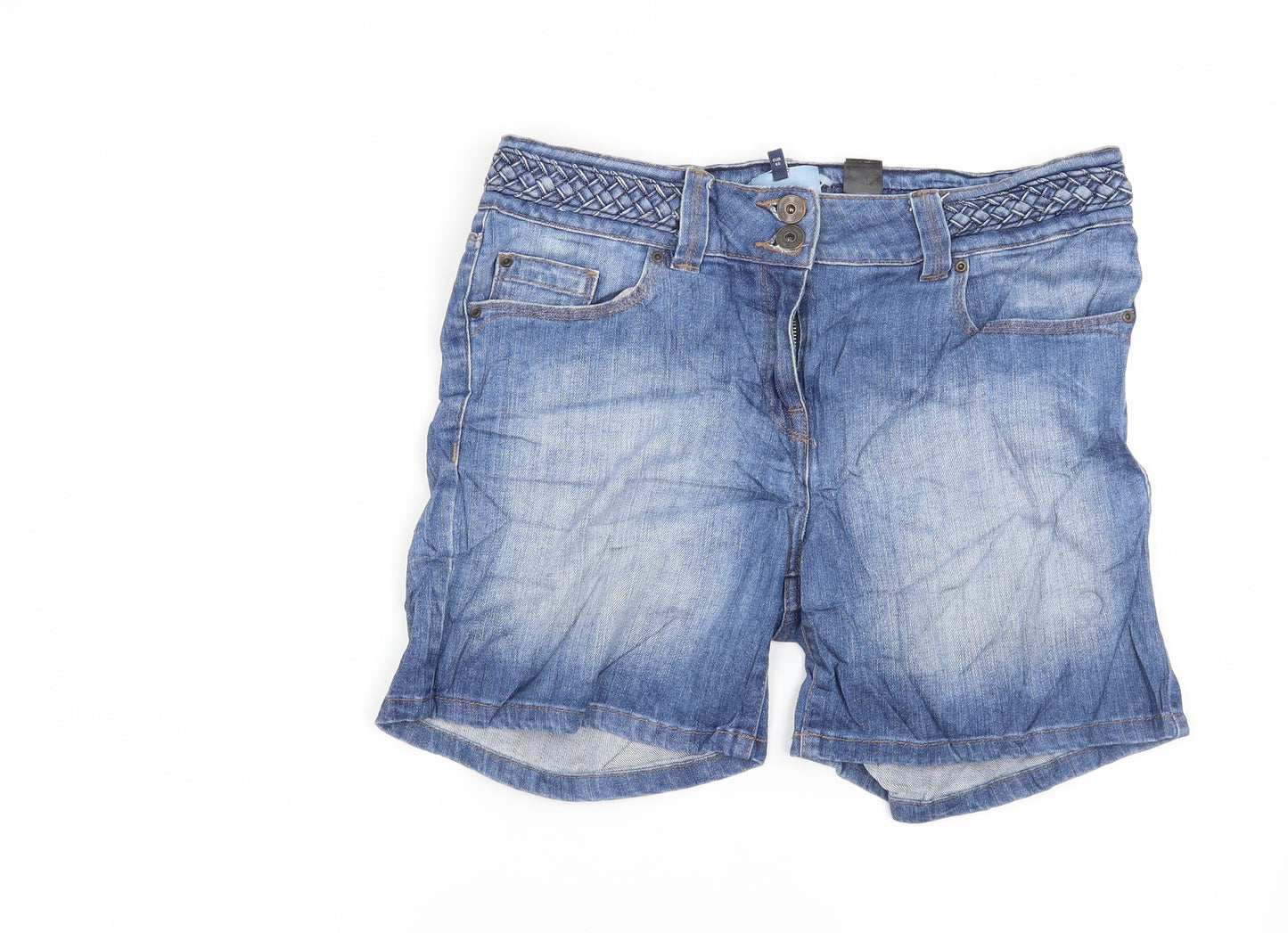 NEXT Womens Blue   Cut-Off Shorts Size 12