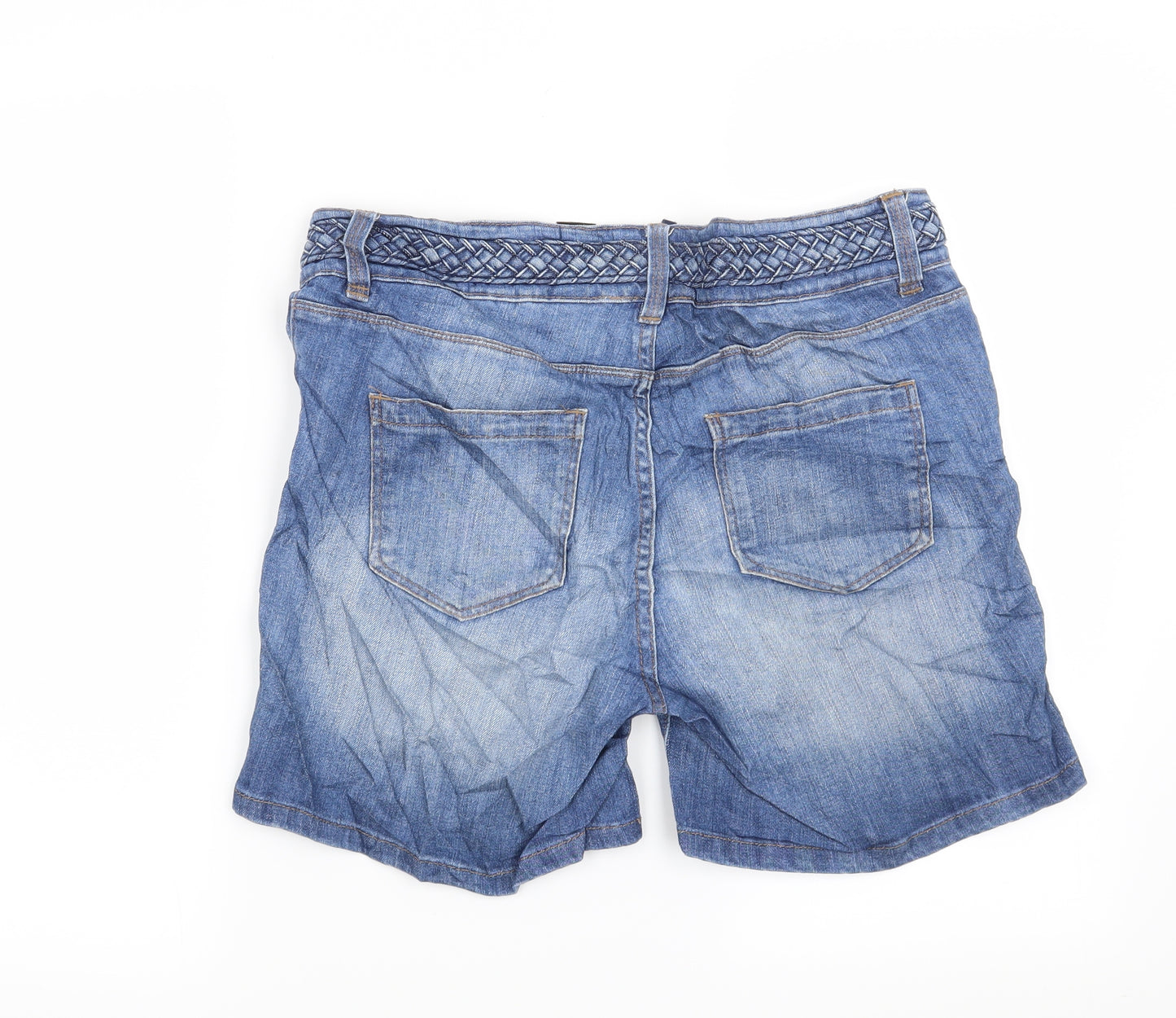 NEXT Womens Blue   Cut-Off Shorts Size 12