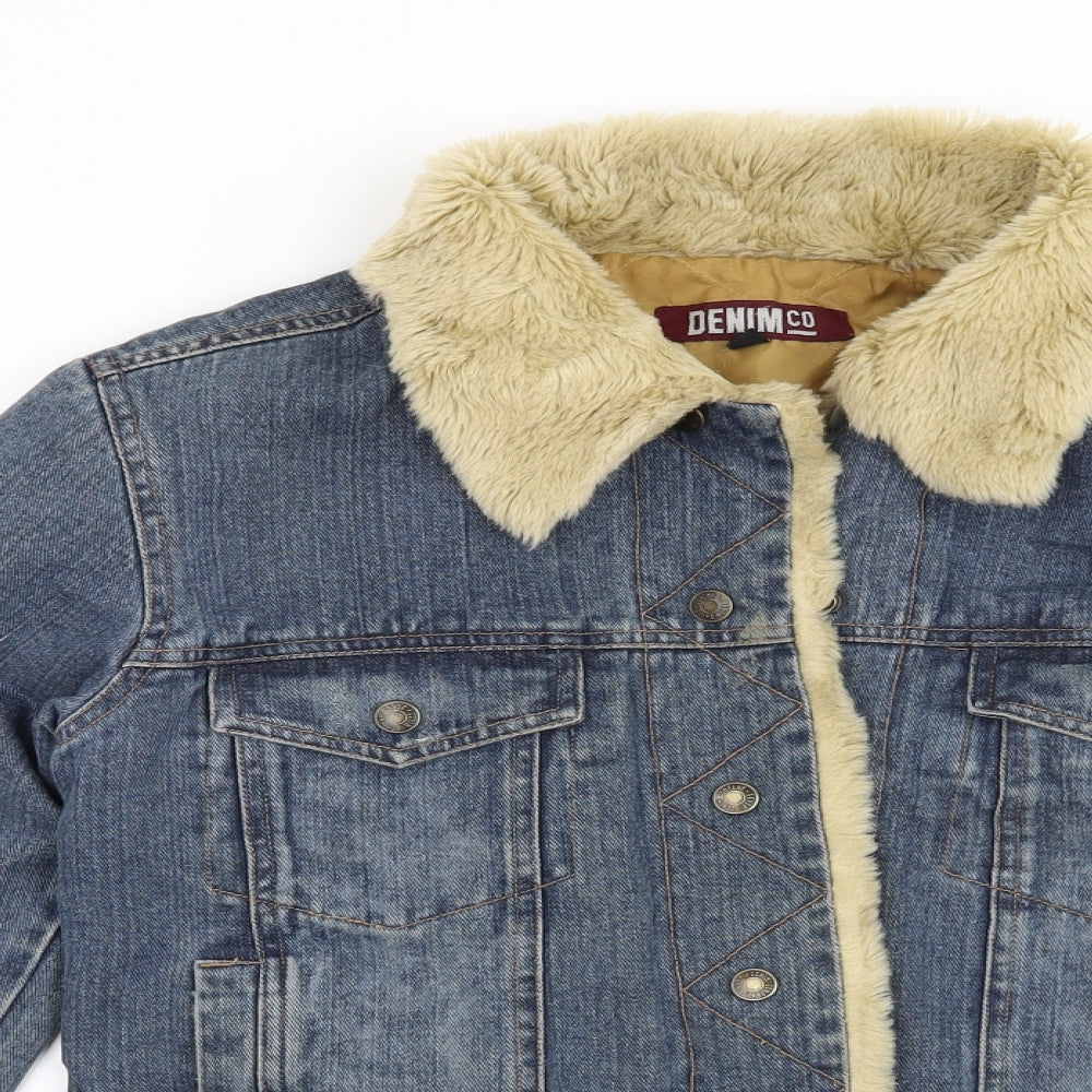 Denim CO Womens Blue   Jacket  Size 12