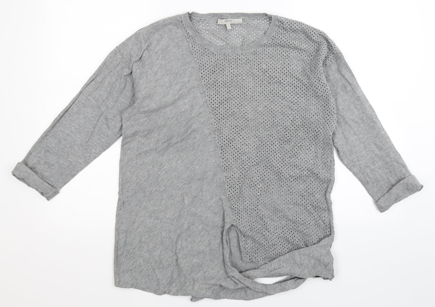 NEXT Womens Grey  Knit Pullover Jumper Size 16