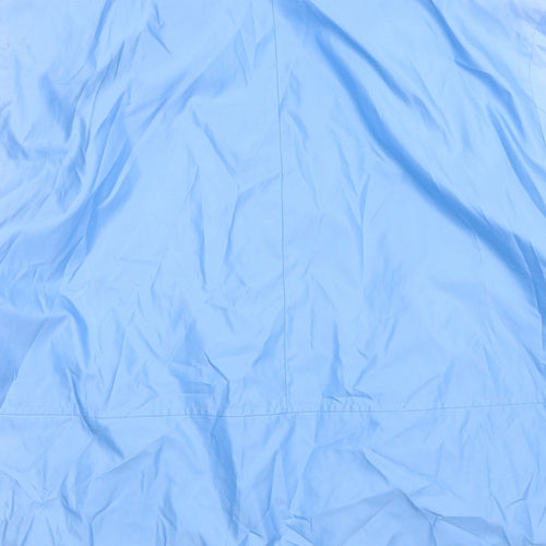 DELMOD Womens Blue   Rain Coat Jacket Size 16