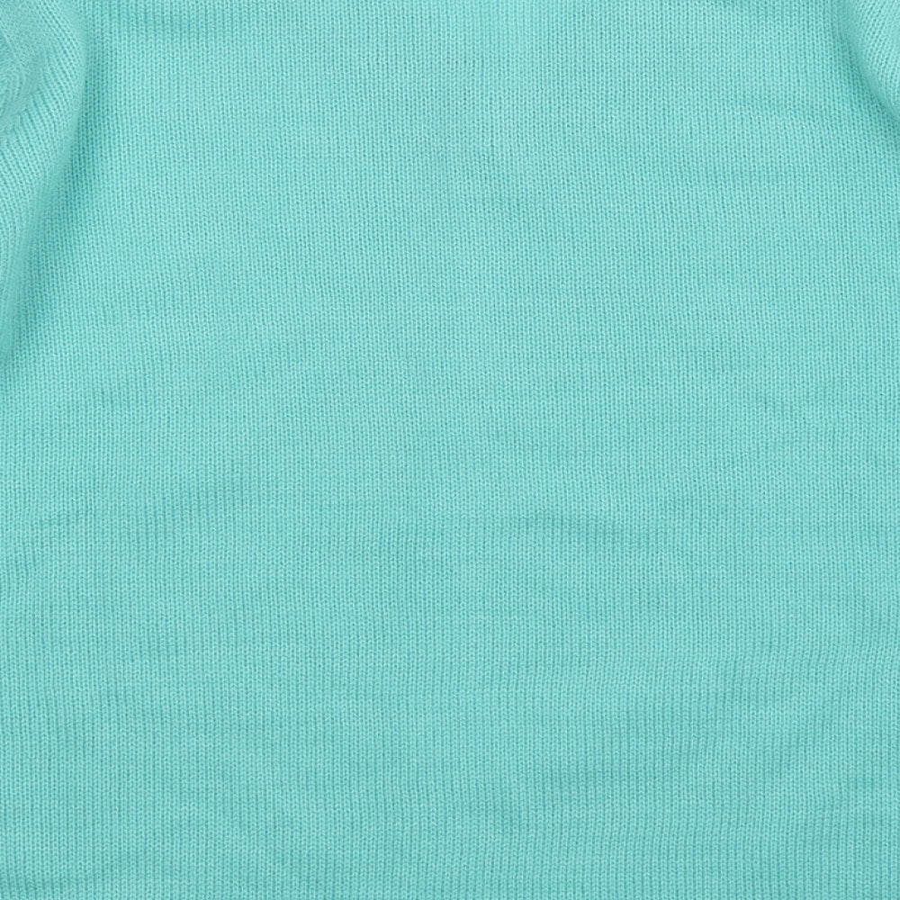 Damart Womens Green  Knit Pullover Jumper Size 20