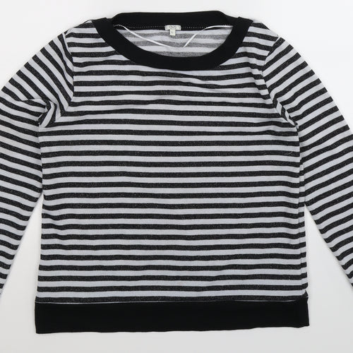 OVS Womens Multicoloured Striped  Pullover Sweatshirt Size L