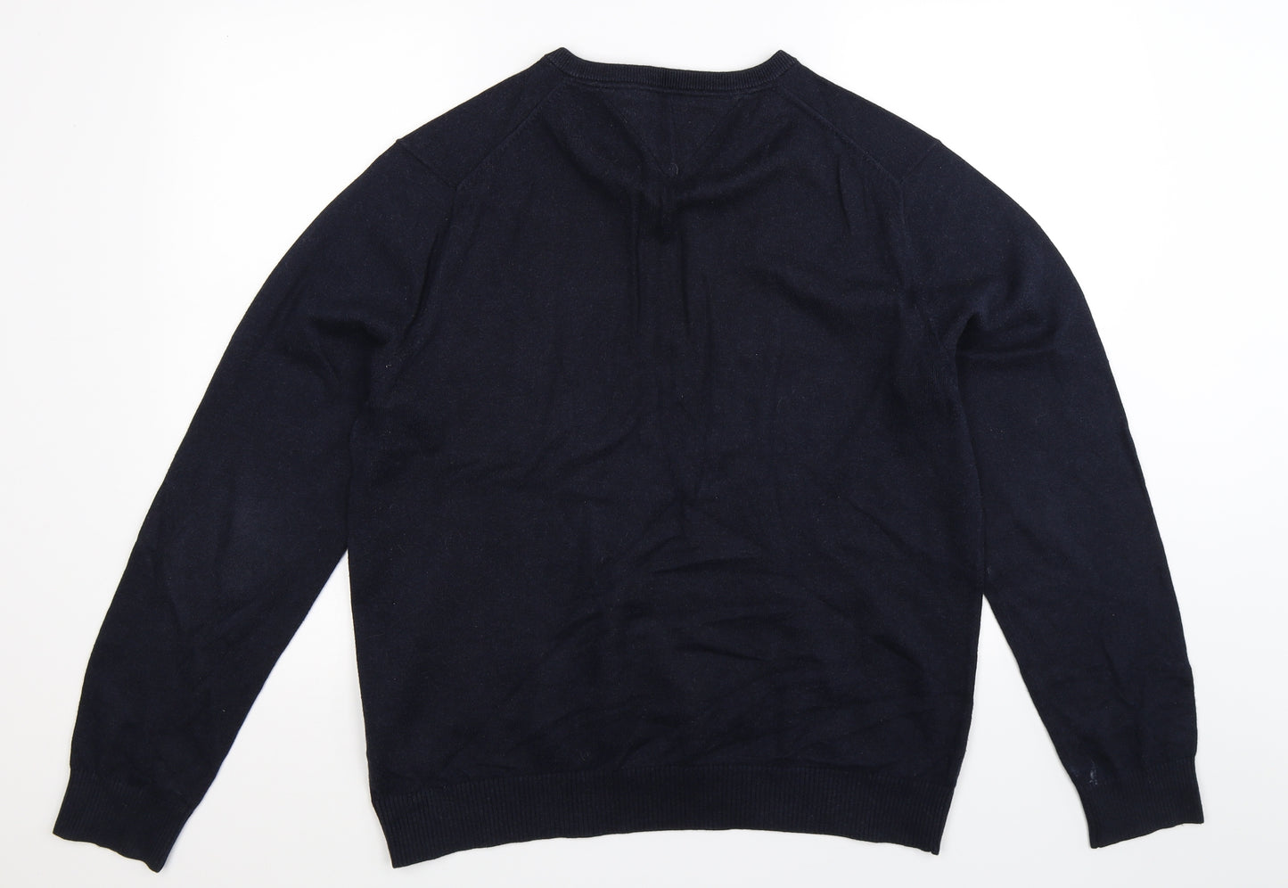 Tommy Hilfiger Mens Beige  Knit Pullover Jumper Size L