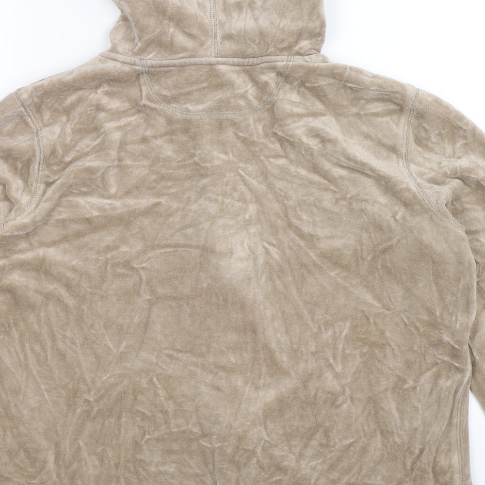 Tek Gear Womens Beige   Full Zip Hoodie Size XL