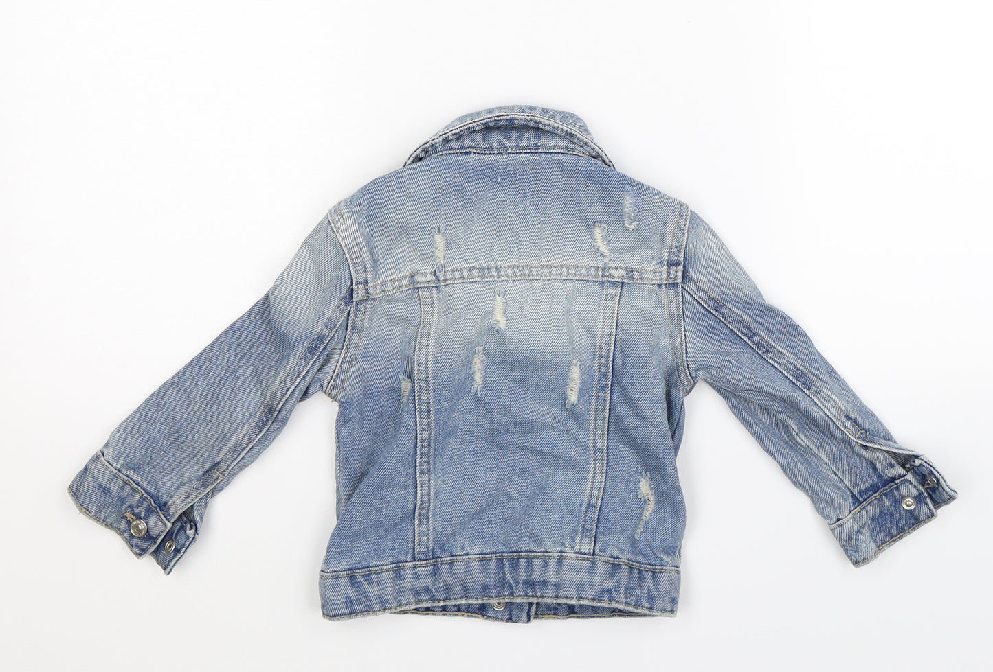 River Island Baby Blue  Denim Jacket  Size 12-18 Months