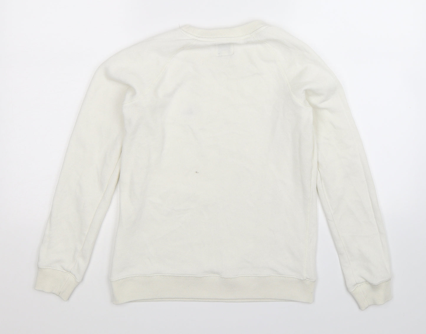 Jack Wills Womens White   Pullover Sweatshirt Size 8