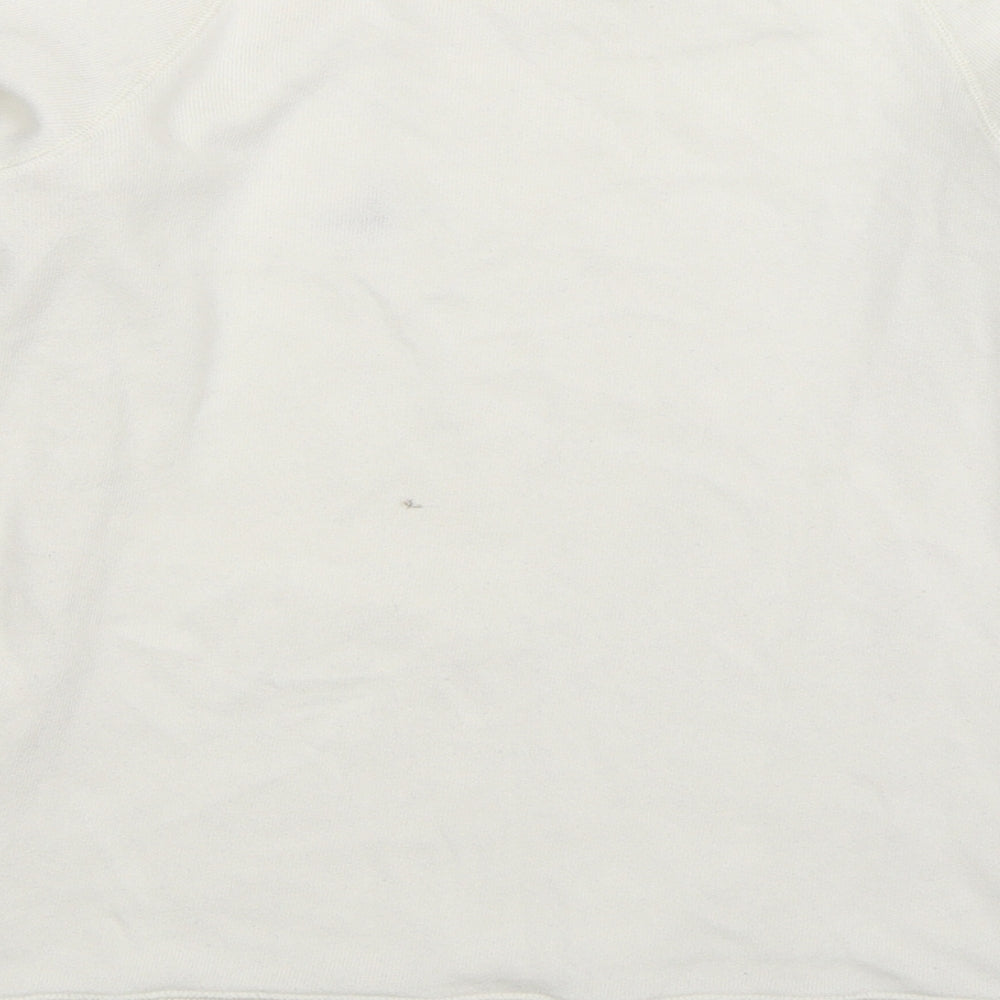 Jack Wills Womens White   Pullover Sweatshirt Size 8