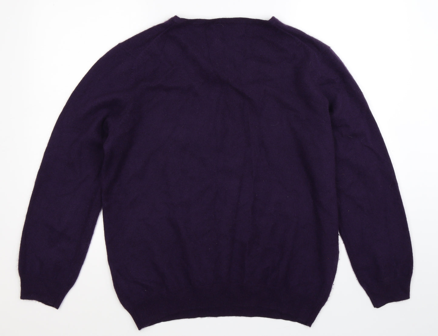 Marks and Spencer Mens Purple  Knit Pullover Jumper Size L