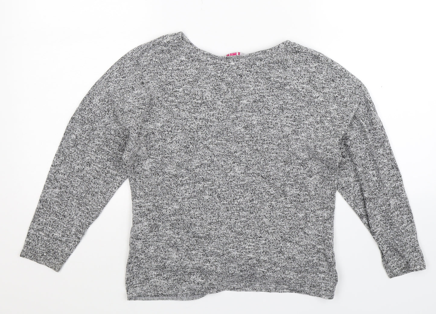 Dorothy Perkins Womens Grey  Knit Pullover Jumper Size 6
