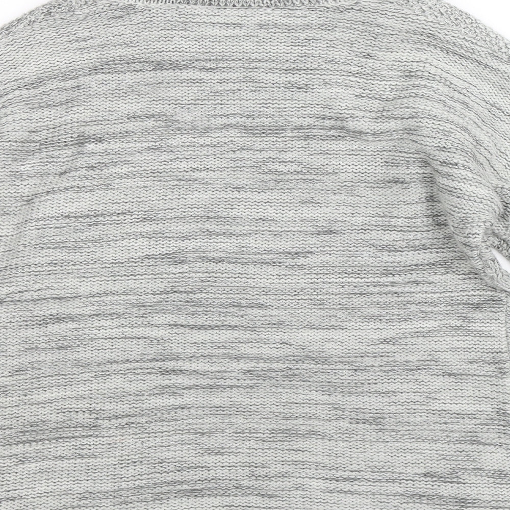 Oasis Womens Grey  Knit Pullover Jumper Size M