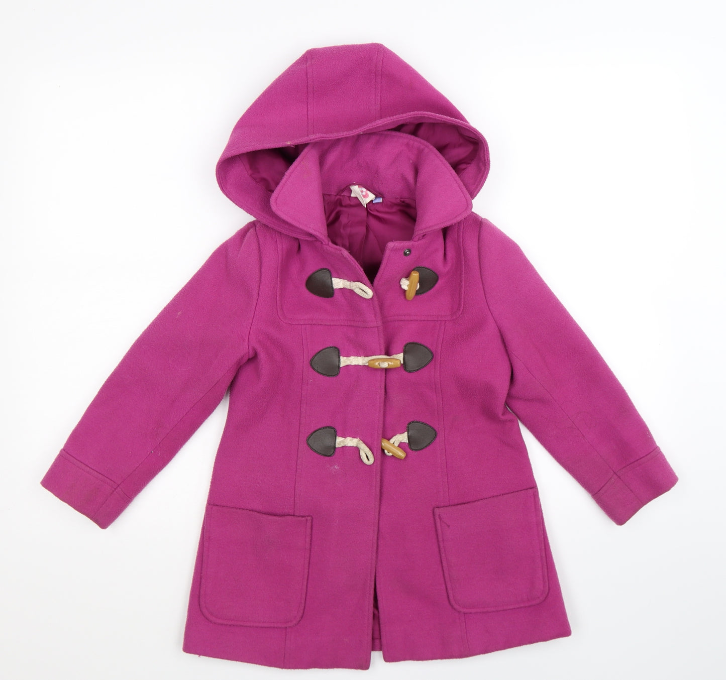 John Lewis Girls Pink   Overcoat Coat Size 4 Years