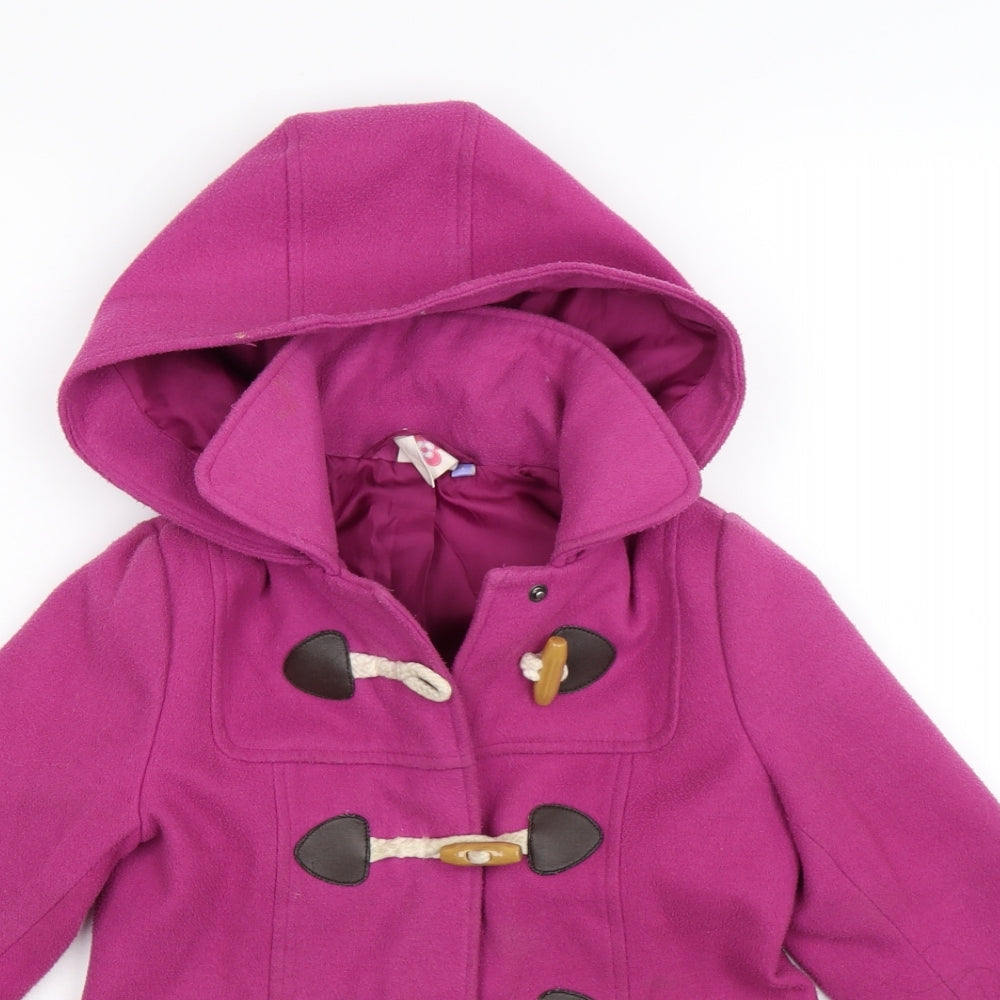 John Lewis Girls Pink   Overcoat Coat Size 4 Years