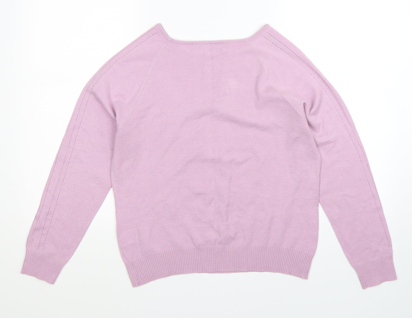 Autonomy Womens Pink  Knit Pullover Jumper Size 16
