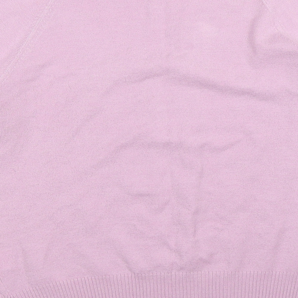 Autonomy Womens Pink  Knit Pullover Jumper Size 16