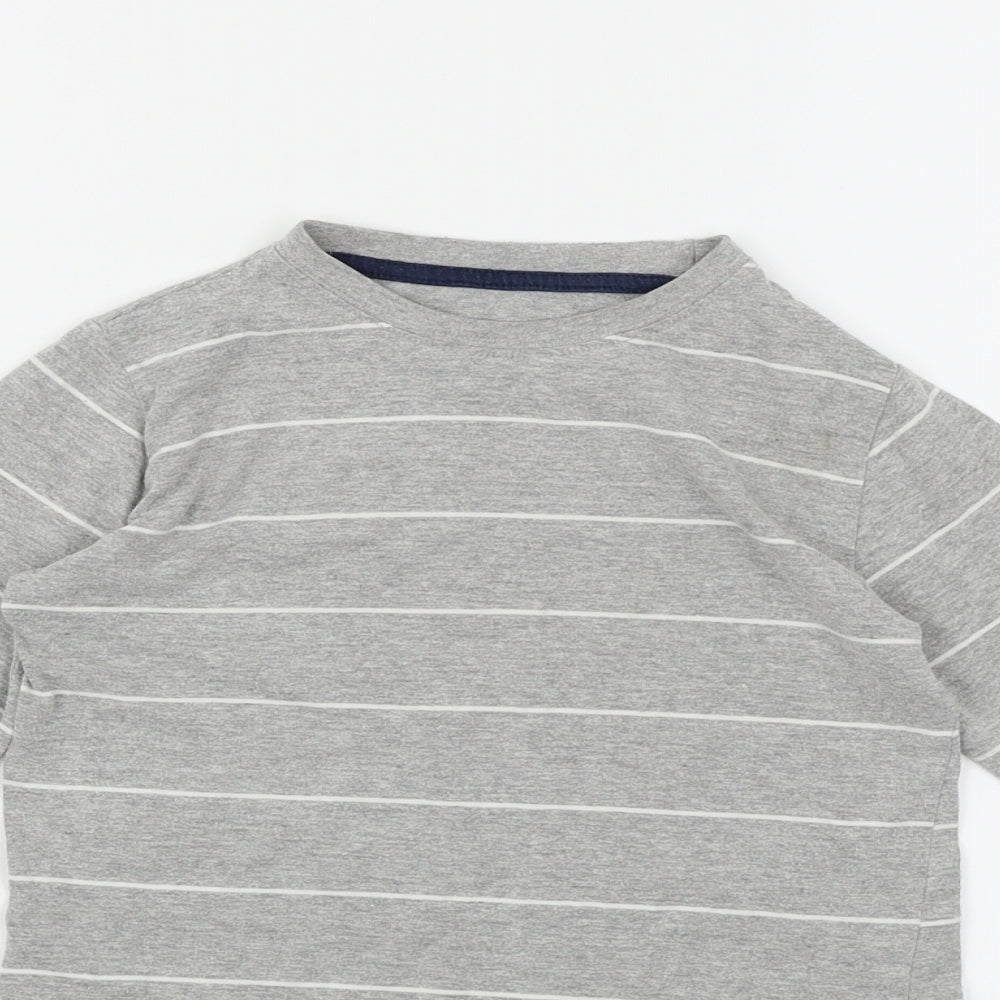 Primark Boys Grey Pinstripe  Pullover Jumper Size 3-4 Years