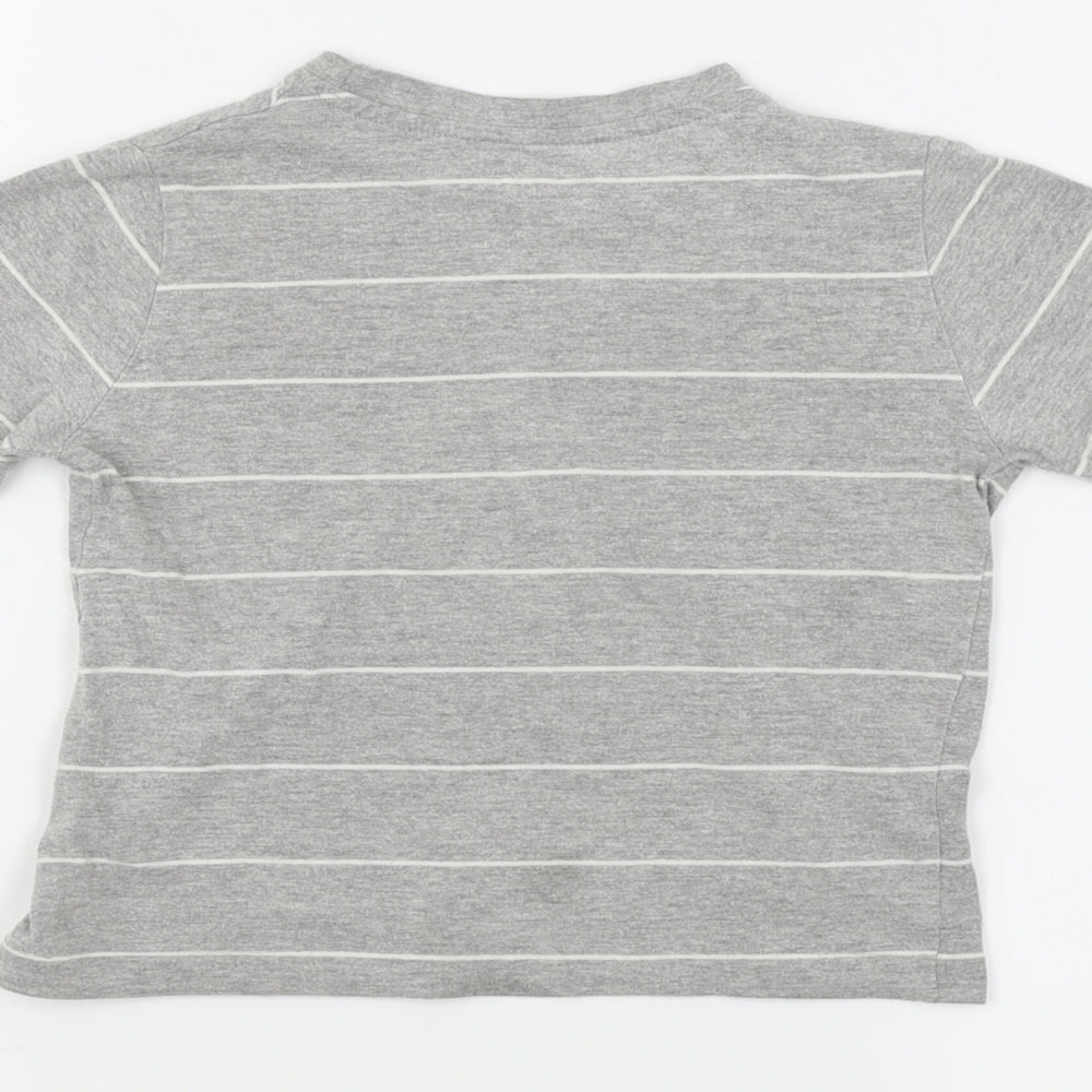 Primark Boys Grey Pinstripe  Pullover Jumper Size 3-4 Years