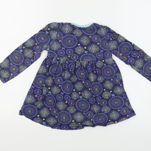 Mini Club Girls Purple Floral  A-Line  Size 2-3 Years