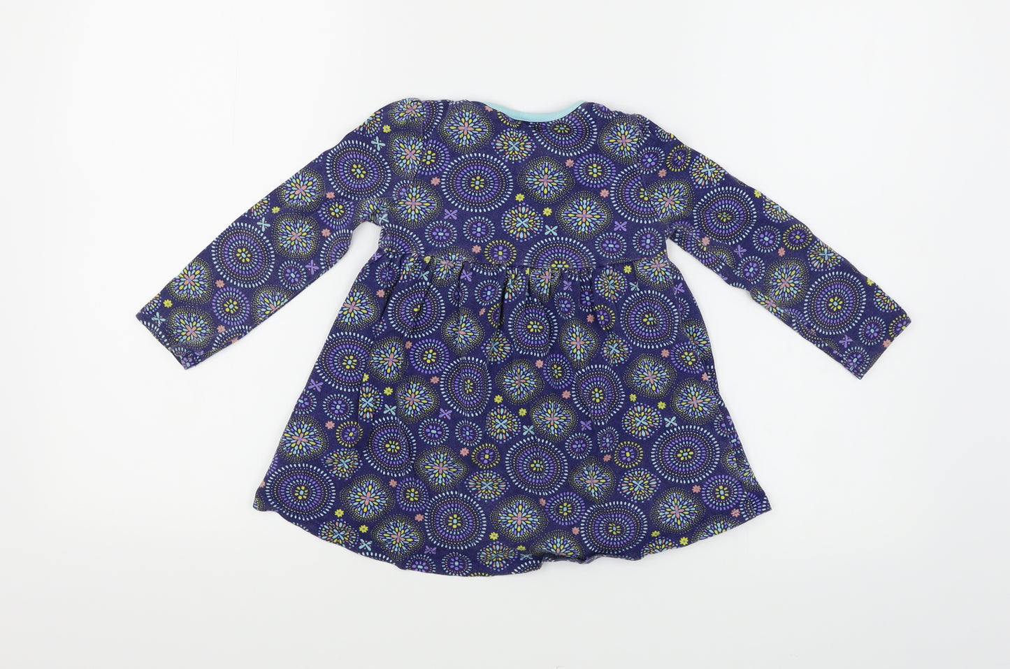 Mini Club Girls Purple Floral  A-Line  Size 2-3 Years