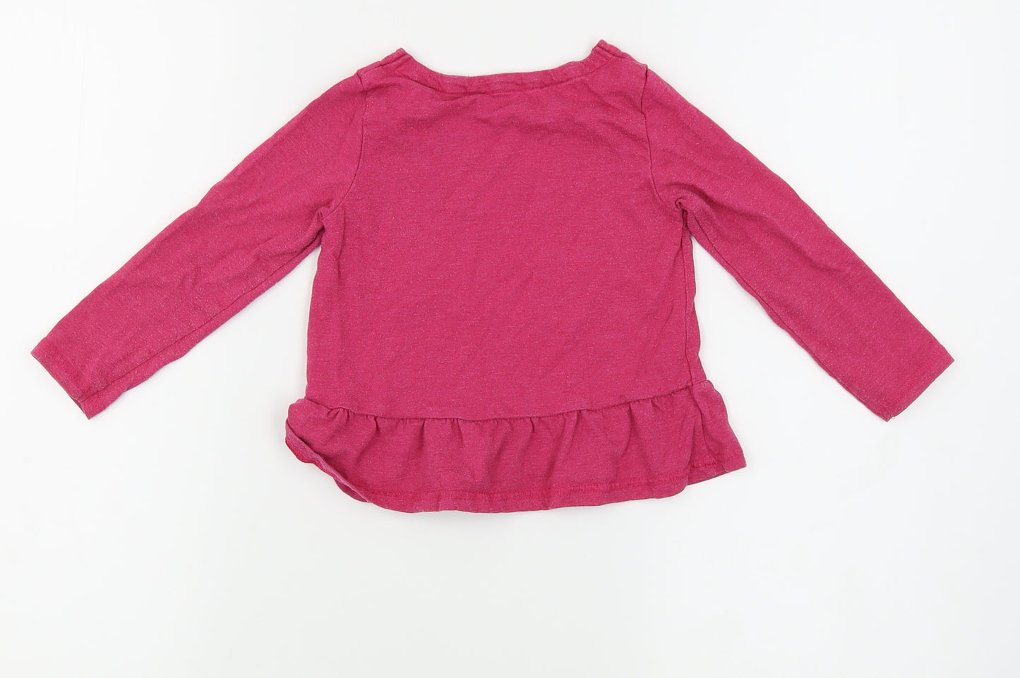 F&F Baby Pink   Pullover Jumper Size 18-24 Months  - Flower