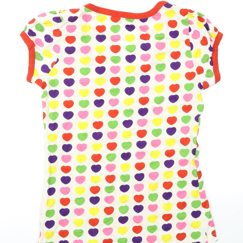 Atmosphere Womens White Polka Dot  Basic T-Shirt Size 12