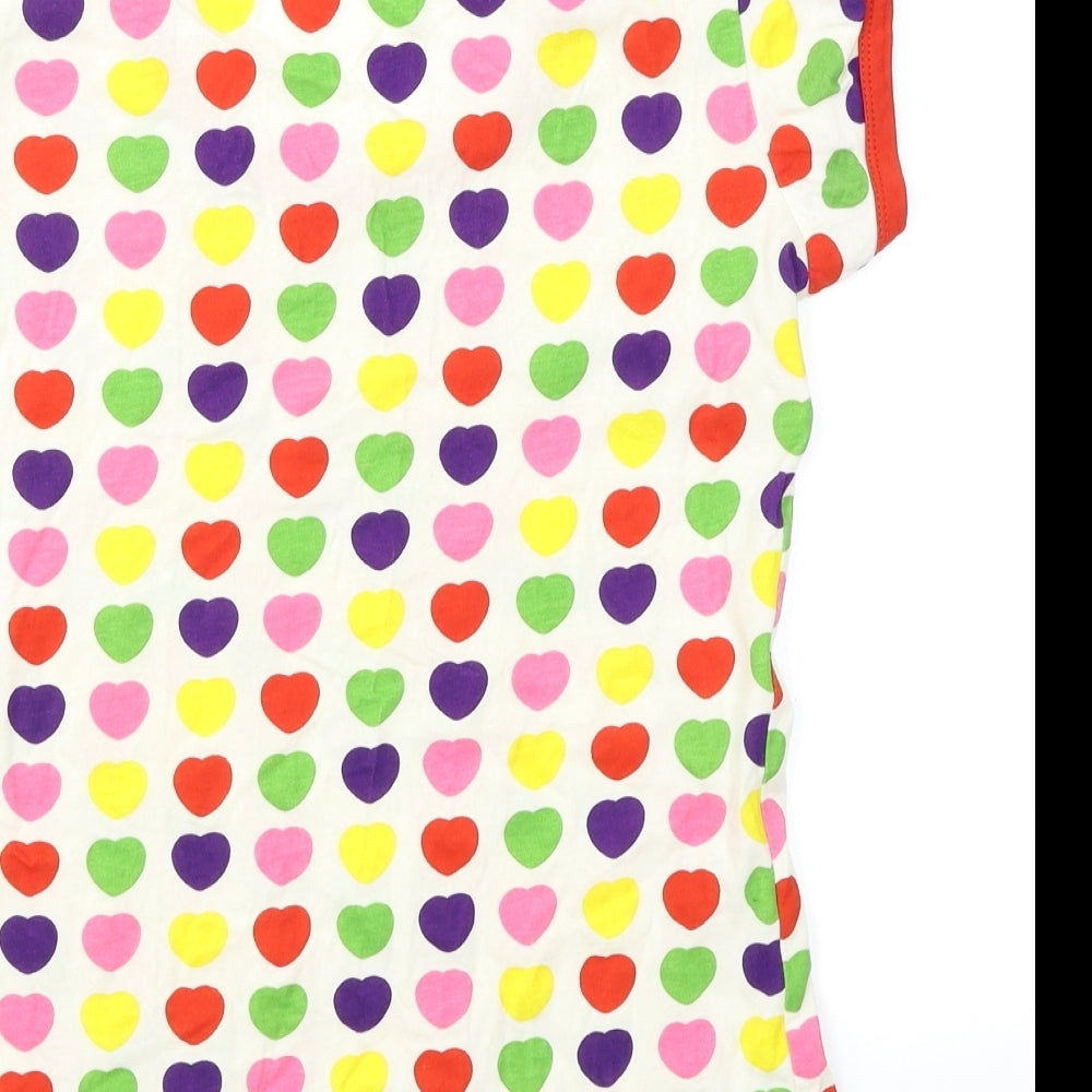Atmosphere Womens White Polka Dot  Basic T-Shirt Size 12