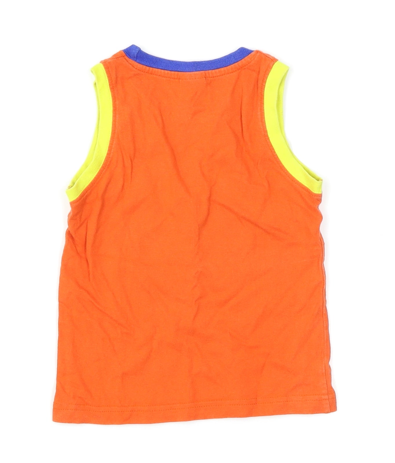 Tango Baby Orange   Basic Tank Size 36 Months  - Car Print