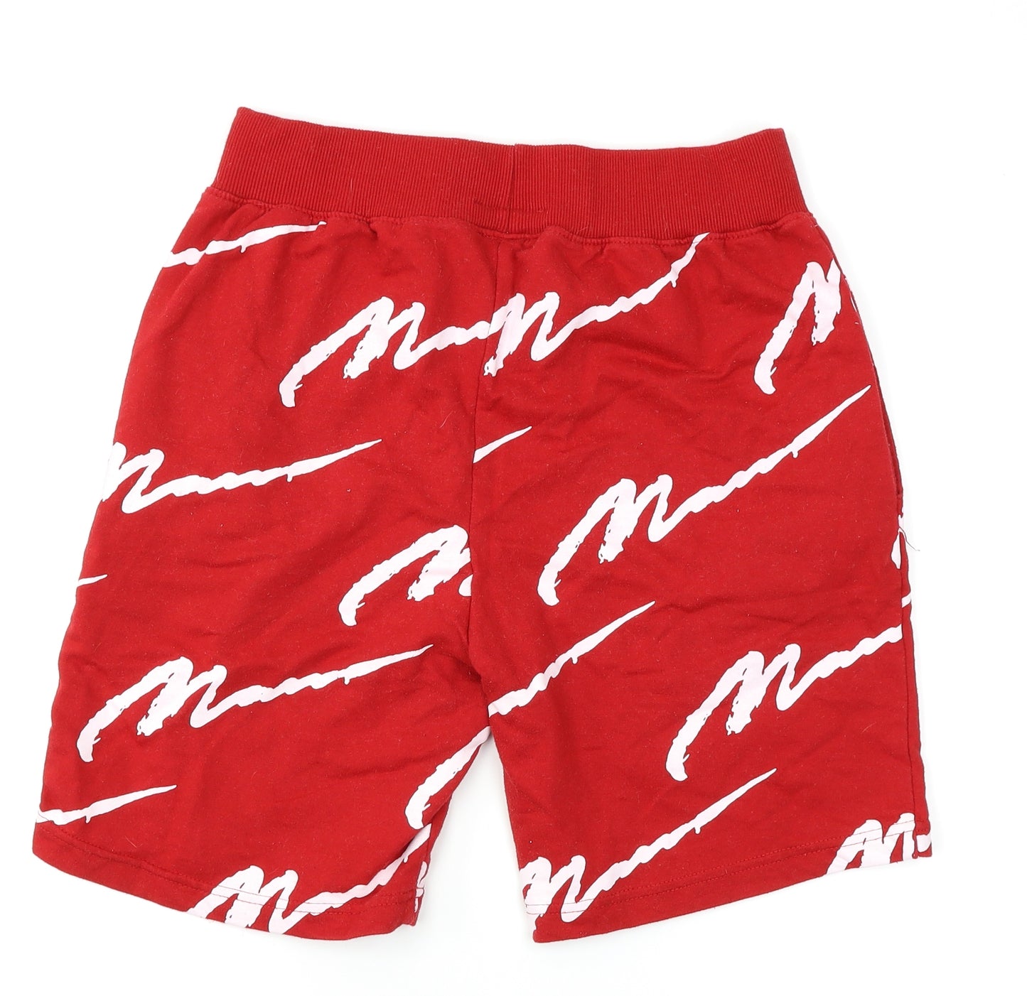 Boohoo MAN Mens Red   Athletic Shorts Size L
