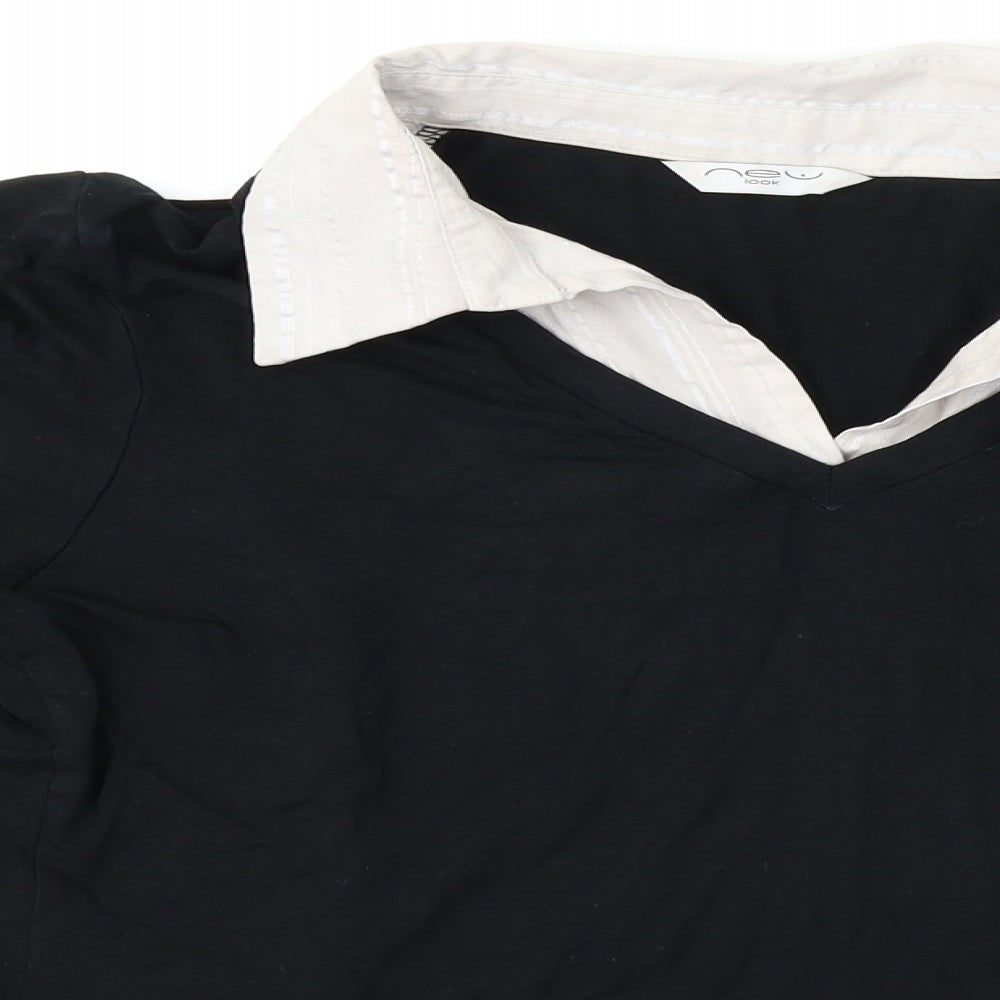 New Look Womens Black   Pullover Jumper Size 16