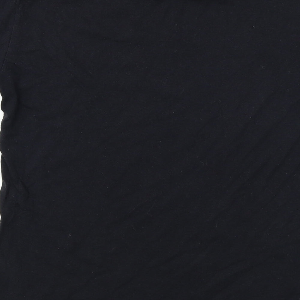 Reaxtion Mens Black    T-Shirt Size M