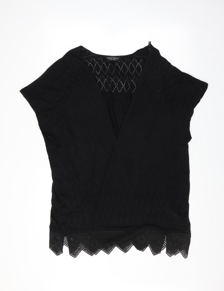 Dorothy Perkins Womens Black   Cardigan Jumper Size S