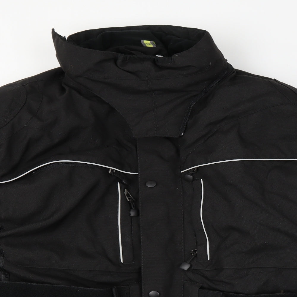 Advance experience Mens Black   Biker Coat Size XL