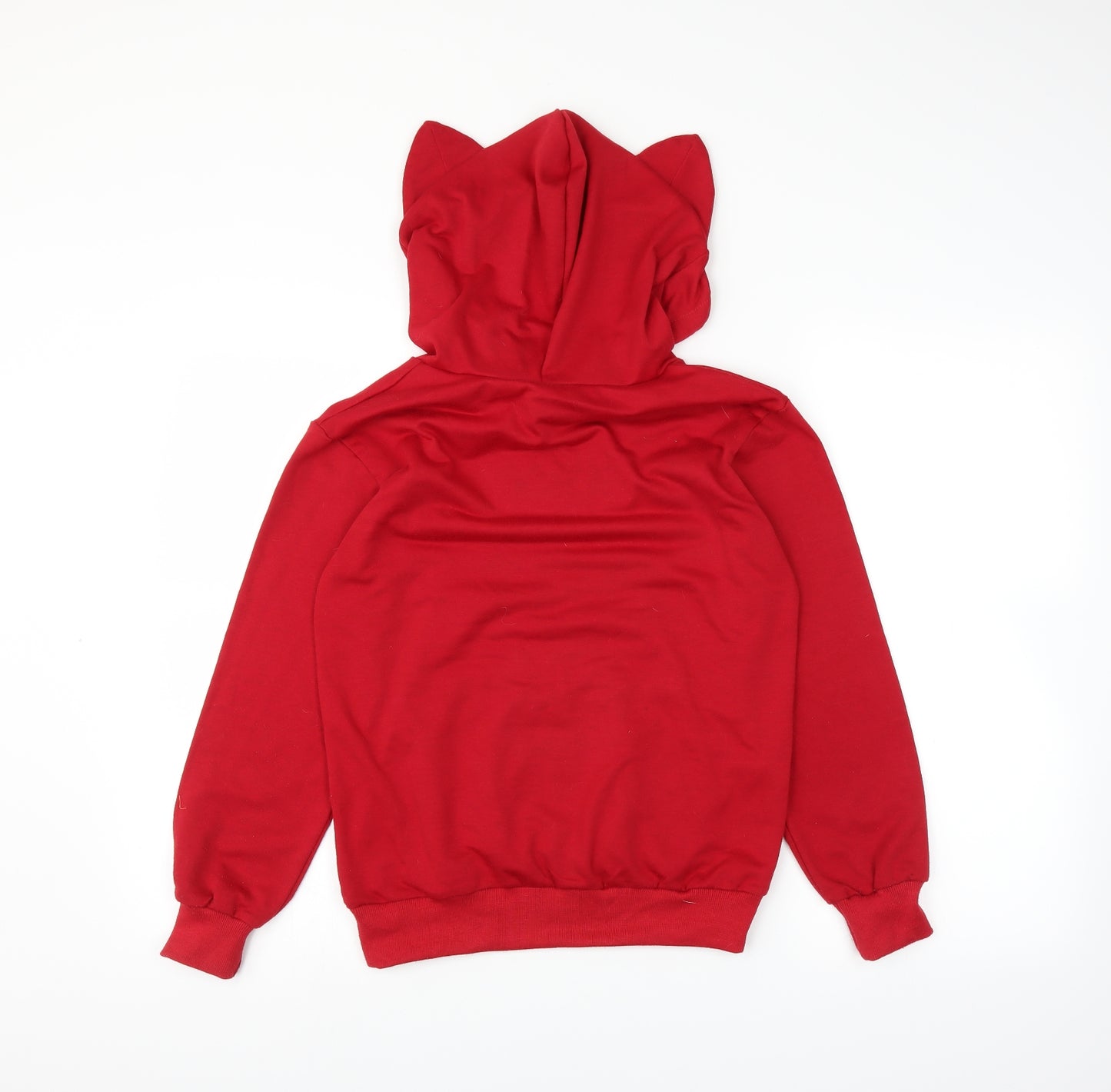 Preworn Womens Red   Pullover Hoodie Size S  - Cat