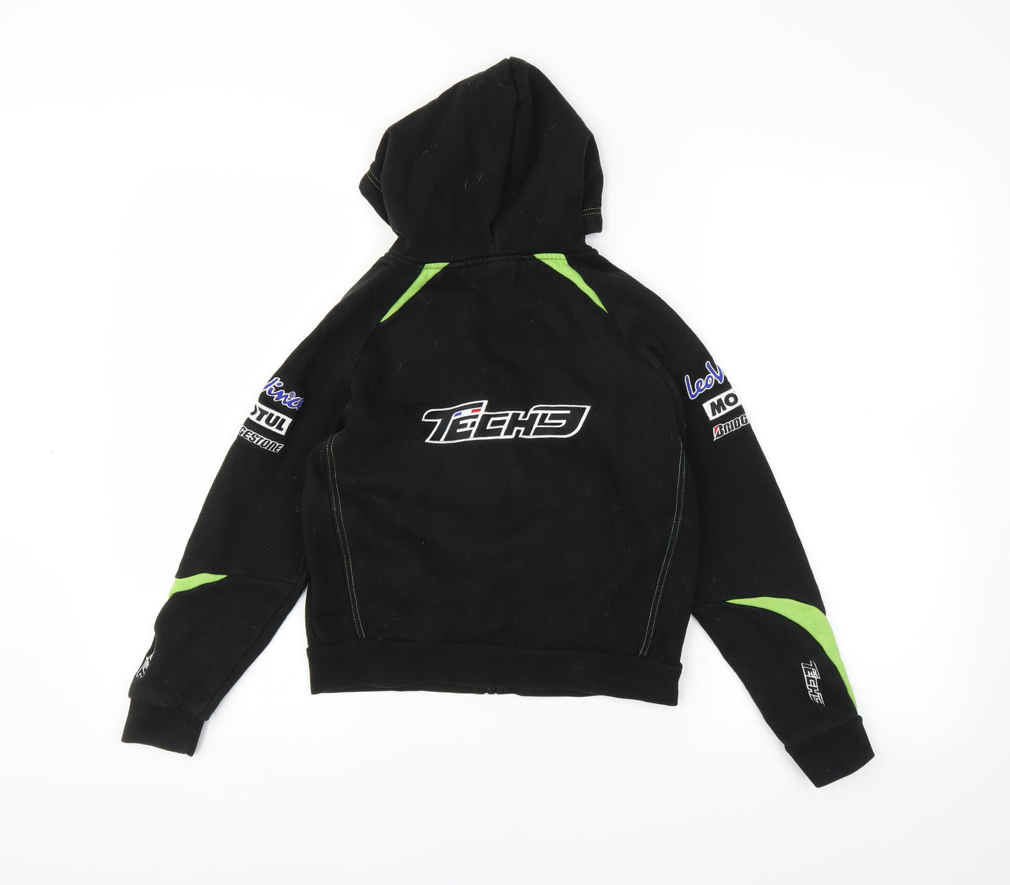 tech3 Boys Black   Full Zip Hoodie Size 5-6 Years