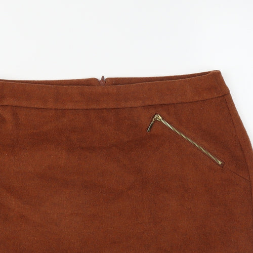 George Womens Brown   A-Line Skirt Size 12